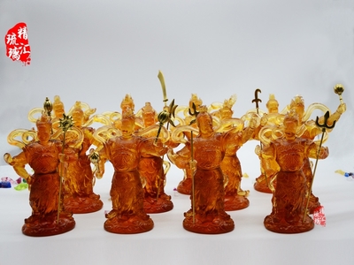 十二藥叉神將琉璃佛像 藥師壇城護法神將的藝術(shù)與工藝